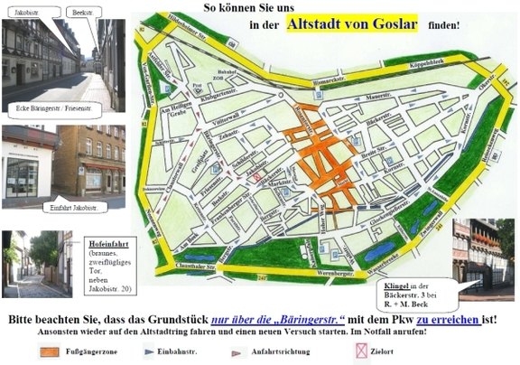 Anfahrtsbeschreibung Ackerbürgerhaus